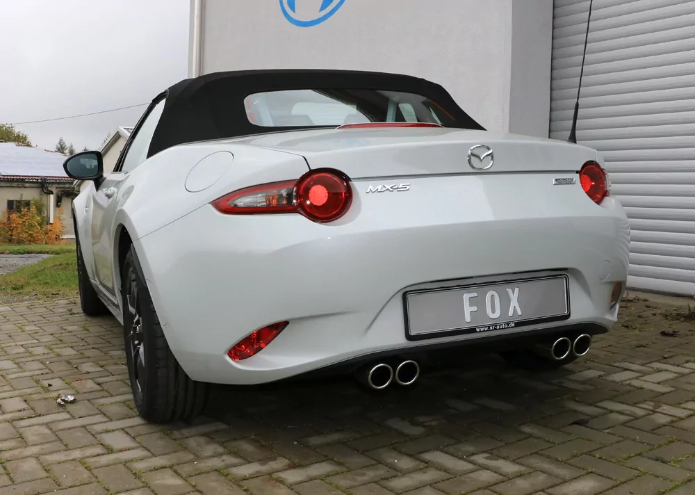 Mazda MX5 - ND  Endschalldämpfer quer Ausgang rechts/links - 2x70 Typ 16 rechts/links