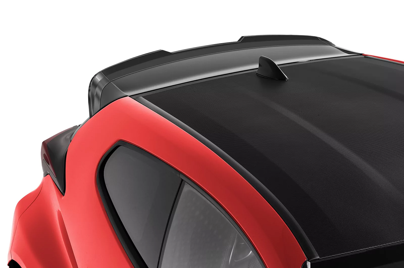 Heckflügel mit ABE für Toyota GR Yaris (XP21) HF844 Schwarz Strukturiert