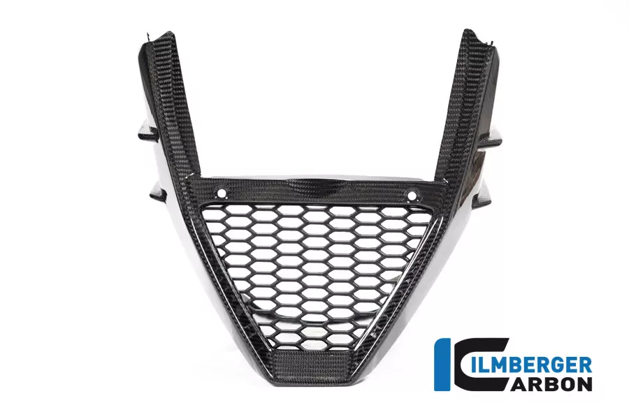 Ilmberger Carbon Motorspoiler komplett lange Version glanz für Aprilia Tuono V4 2021-