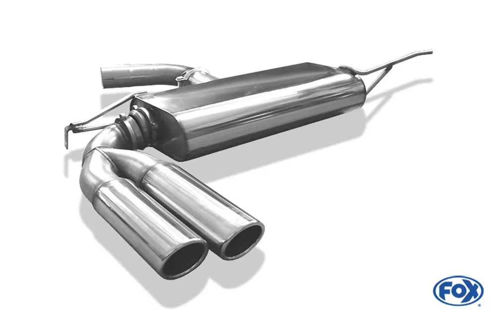 VW Beetle 1,2l - 16 (5C) Coupe & Cabrio - Einzelradaufh.  Endschalldämpfer einseitig - 2x80 Typ 16