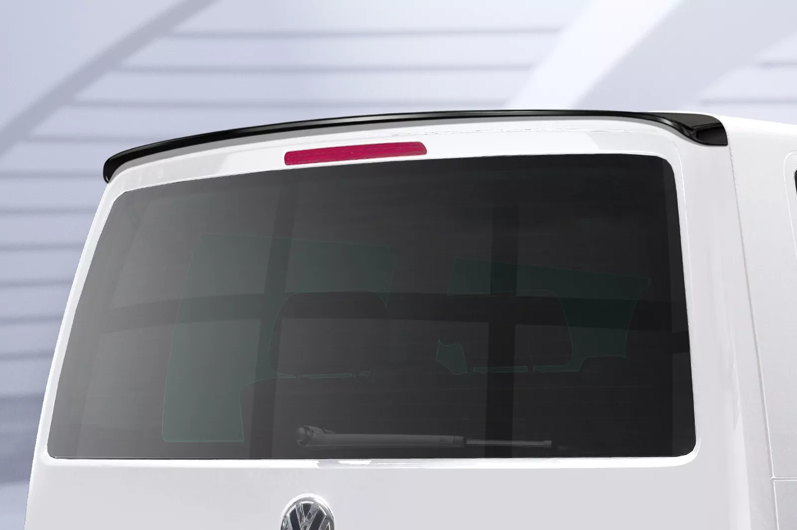 Heckflügel mit ABE für VW T6 / T6.1 HF704 Strukturiert (schwarz matt)