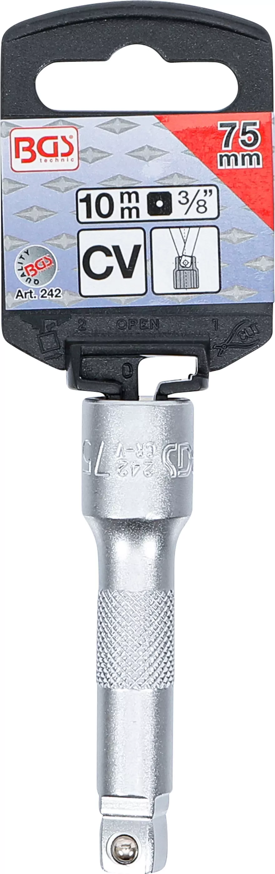 Kipp-Verlängerung | 10 mm (3/8") | 75 mm