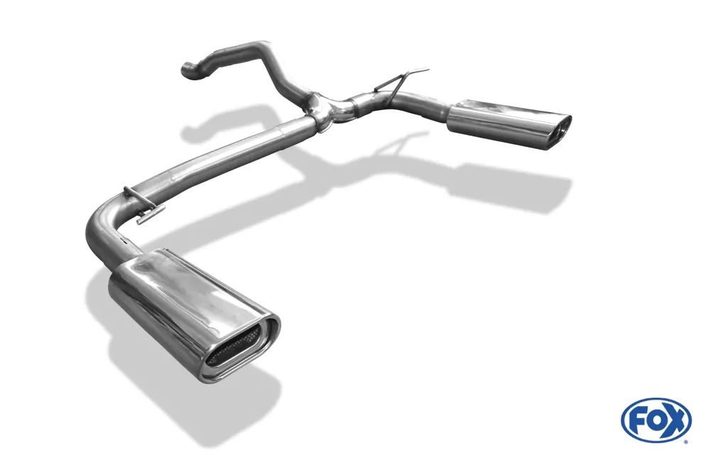 Mercedes M-Klasse W163  Endrohrsystem rechts/links für original Endschalldämpfer - 135x80 Typ 53 rechts/links