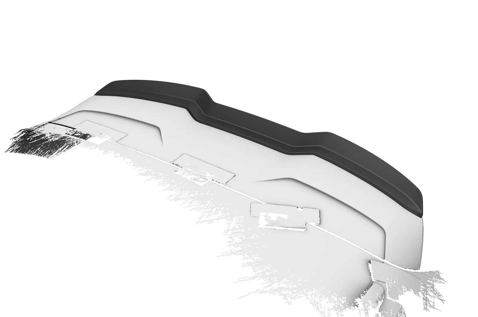 Heckflügel mit ABE für Audi RS3 8V Sportback HF109 Schwarz Strukturiert