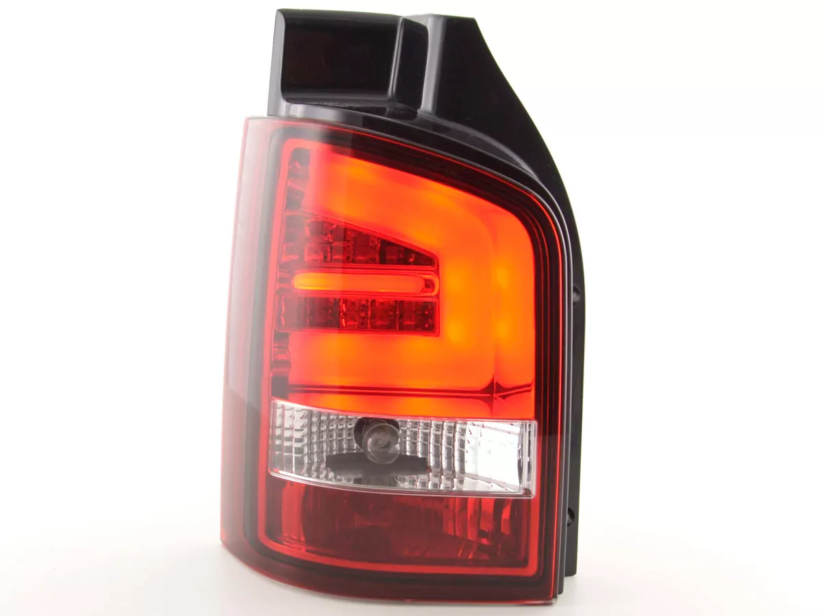 LED Rückleuchten Set VW T5  2010- Heckklapentür-Version rot/klar