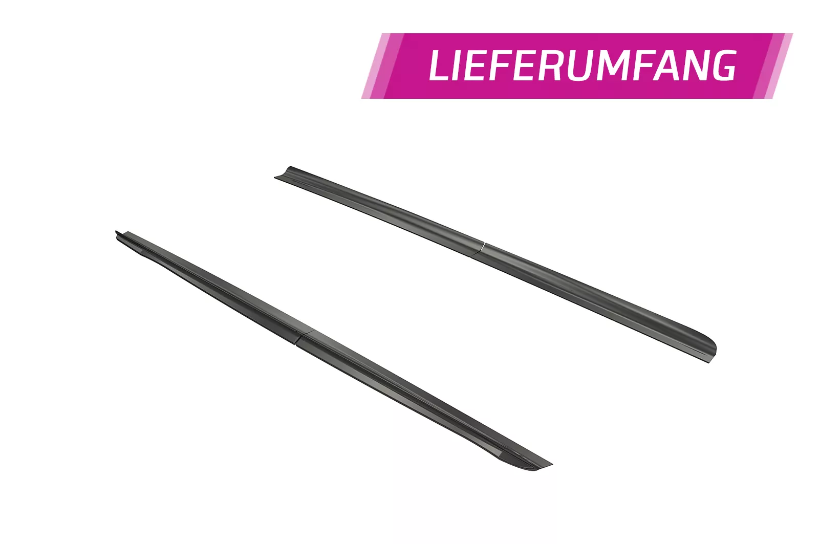 Seitenschweller für Mercedes Benz V-Klasse 447 AMG-Line SS491 Schwarz Strukturiert