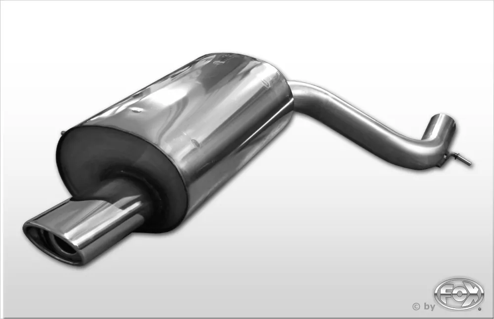 Volvo XC90  Endschalldämpfer - 115x85 Typ 33