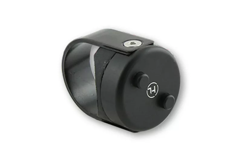 HIGHSIDER pro Classic Push Button Black For 7/8 And 1 Inch Handlebars