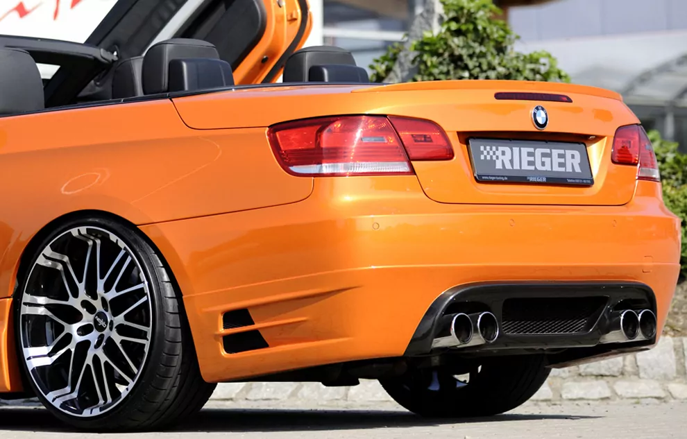 Rieger Heckklappenspoiler für BMW 3er E93 - Cabrio 03.07-02.10 (bis Facelift) carbon optik