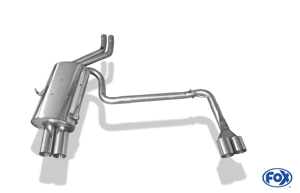 BMW E46 320/ 323/ 325/ 328/ 330  Endschalldämpfer Ausgang rechts/links zweiflutig - 2x76 Typ 10 rechts/links
