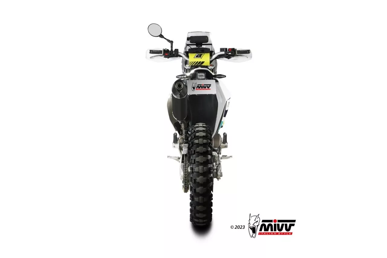 MIVV STR-1 Edelstahl Schwarz HUSQVARNA 701 Enduro-Supermoto 21-24
