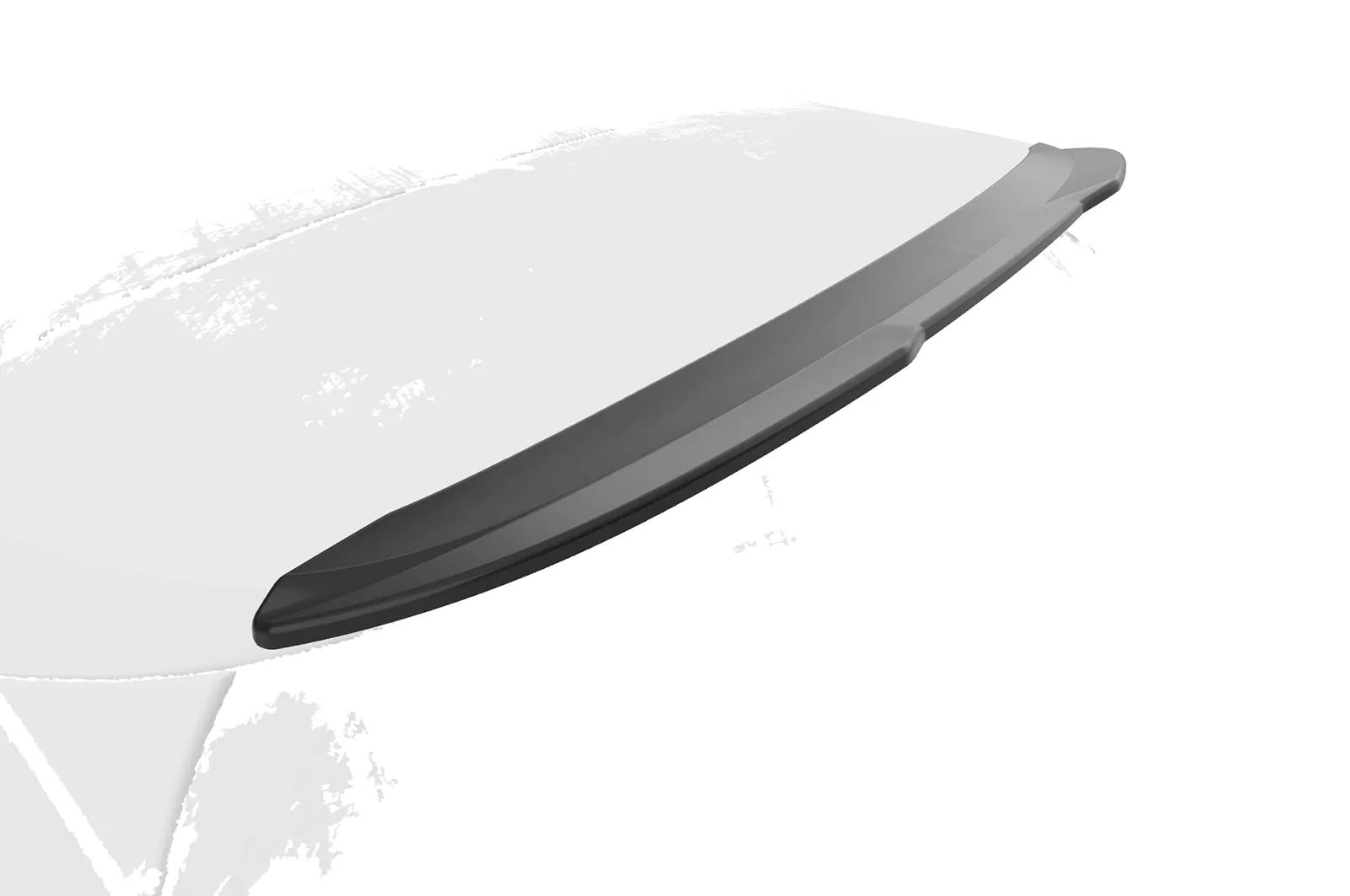 Heckflügel mit ABE für Skoda Scala HF895 Schwarz Strukturiert