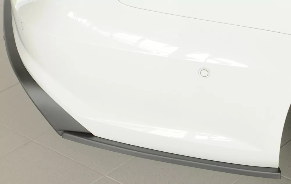 Rieger Heckschürzenansatz seitlich rechts matt schwarz für Audi A6 S6 (4G/C7) Lim. 09.14- (ab Facelift)