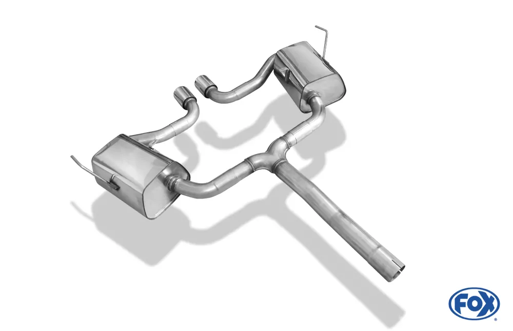 Mini Cooper S Cabrio R52  Endschalldämpfer rechts/links Ausgang mittig - 2x76 Typ 13