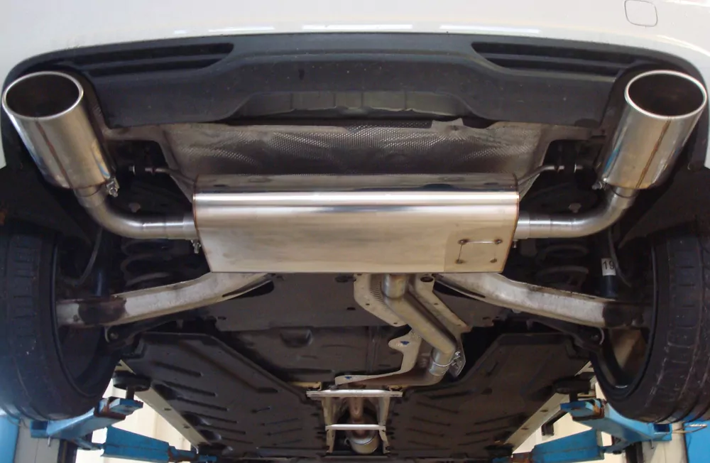 Mercedes B-Klasse - 246  Endschalldämpfer quer Ausgang rechts/links - 140x90 Typ 32 rechts/links