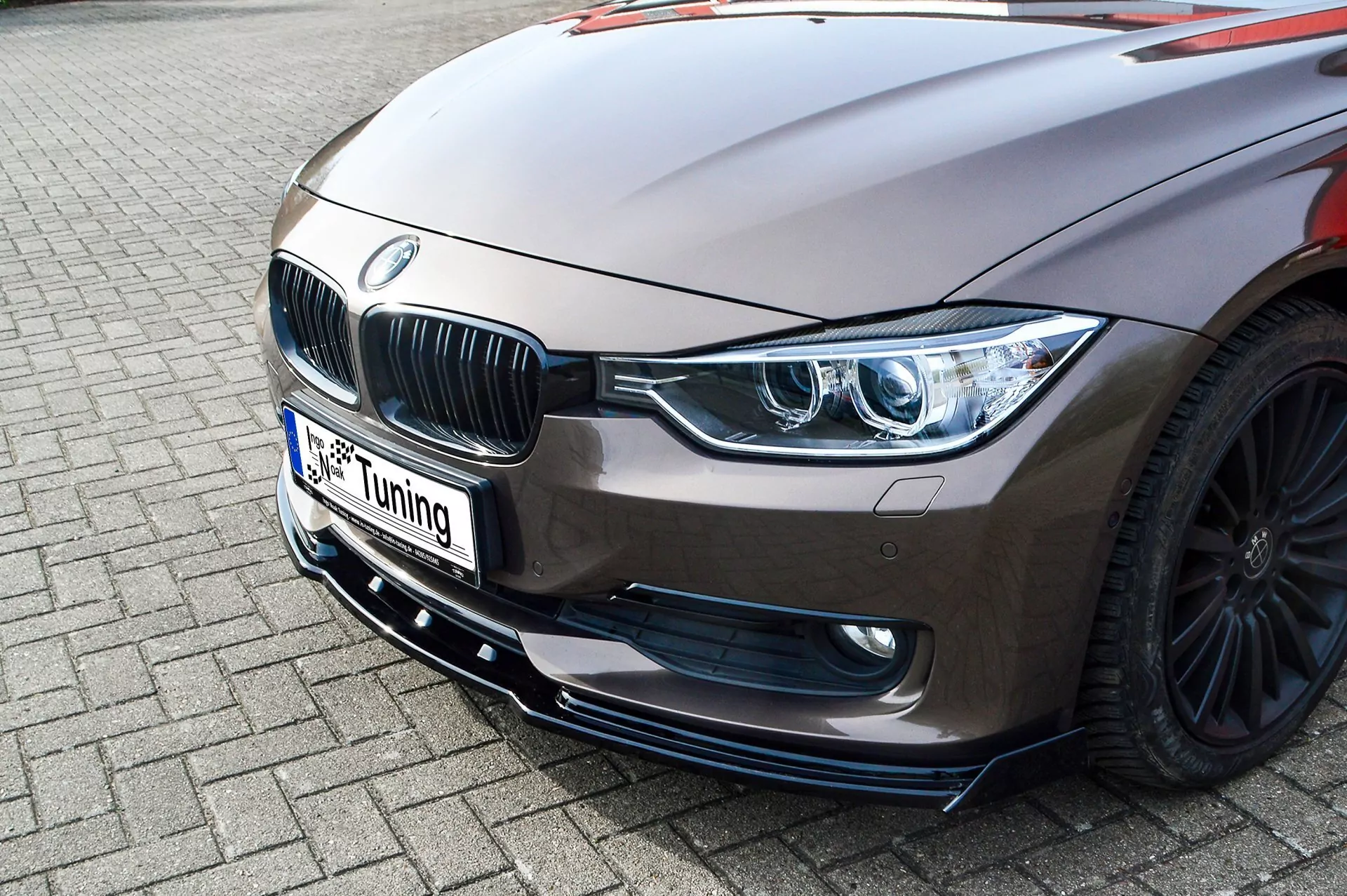 CUP Frontspoilerlippe mit Wing für BMW 3er F30 F31 ohne M-Paket