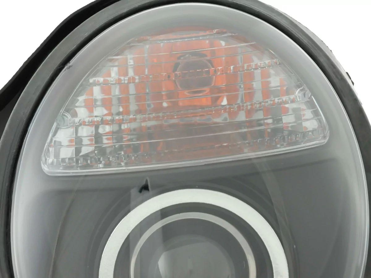 Scheinwerfer Set Mercedes E-Klasse Typ W210 Bj. 99-01 schwarz