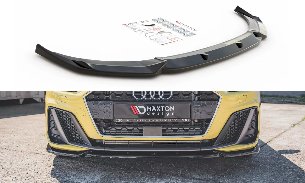 Street+ Spoilerlippe Front Ansatz V.3 Passend Für Audi A1 S-Line GB 