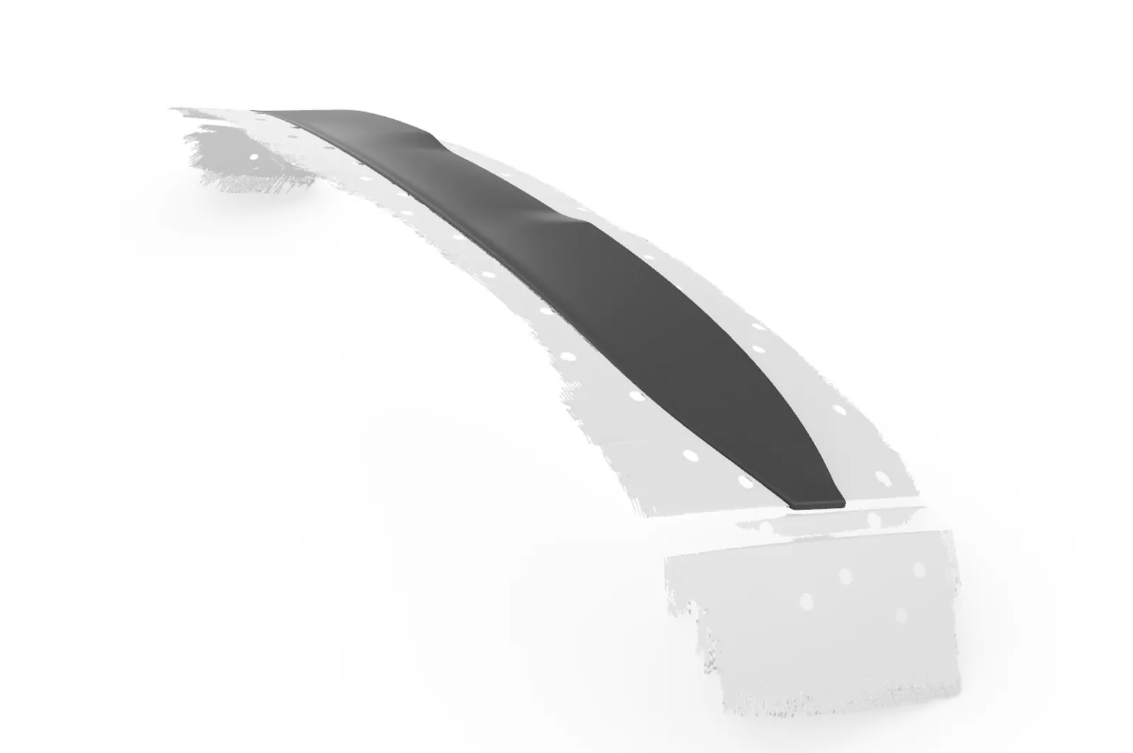 Heckscheibenblende für Kia Stinger GT HSB089 Carbon Look Hochglanz