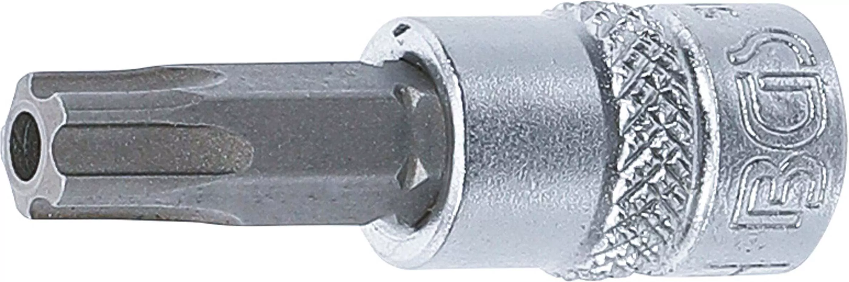 Bit-Einsatz | Antrieb Innenvierkant 6,3 mm (1/4") | TS-Profil (für Torx Plus) mit Bohrung TS40