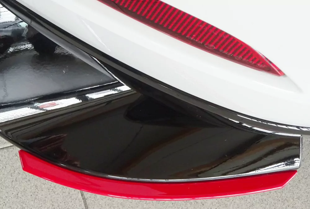 Rieger Heckschürzenansatz seitlich rechts für VW Golf 7 GTI-TCR | 5-tür. 01.19- für orig. Heckansatz VW Golf 7 GTI-TCR