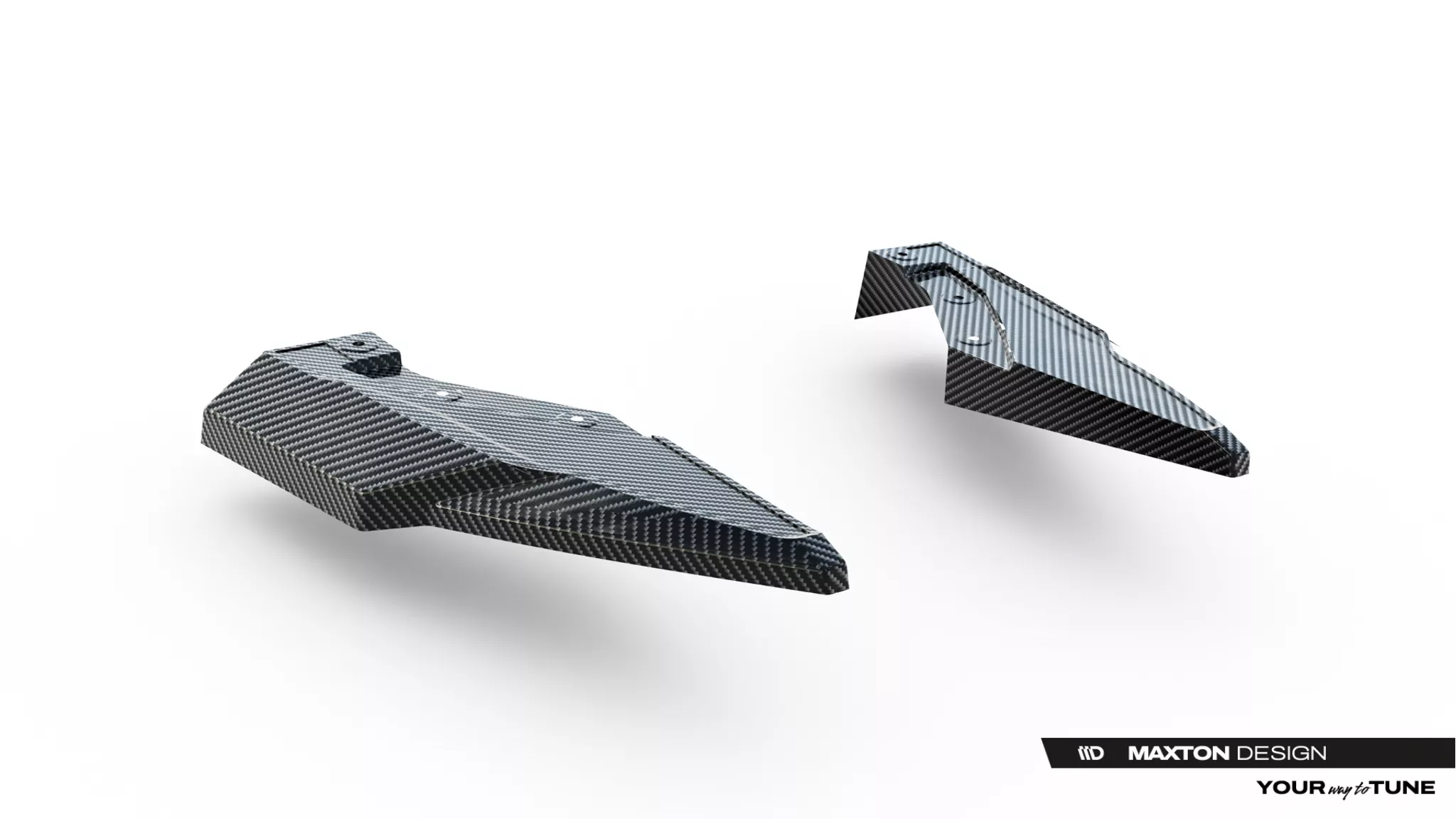 Prepreg Carbon Fiber Heck Ansatz Flaps Diffusor Für Audi Q8 S-Line Mk1 Facelift