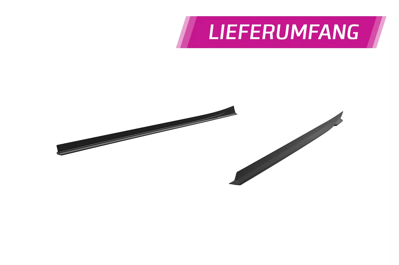 Seitenschweller für BMW 1er F20 / F21 SS510 Schwarz Strukturiert