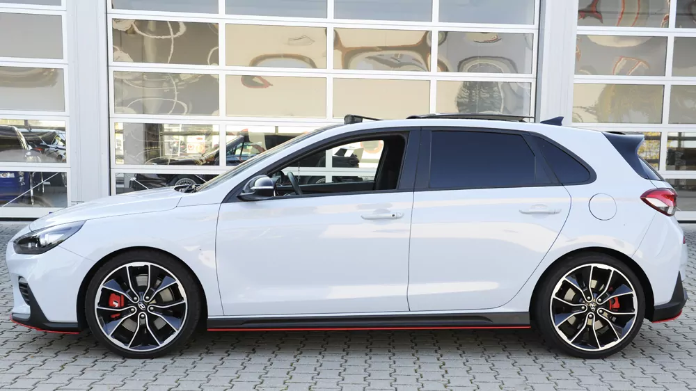 Rieger Spoilerschwert seitlich links für Hyundai i30 N-Performance  (PDE) 5-tür. (Schrägheck) 05.21- (ab Facelift)