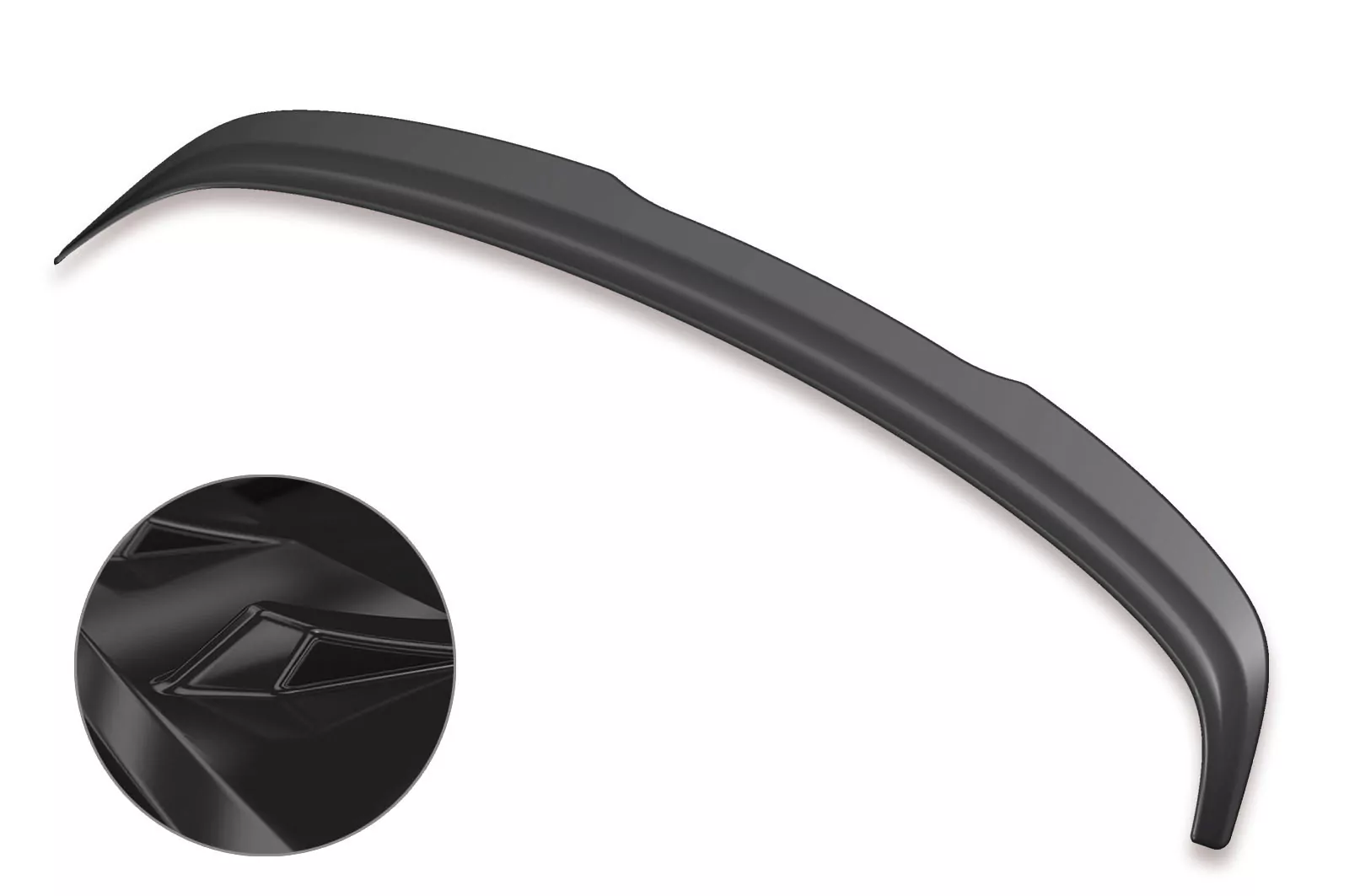 Heckflügel mit ABE für VW Scirocco III Glossy (schwarz hochglanz)