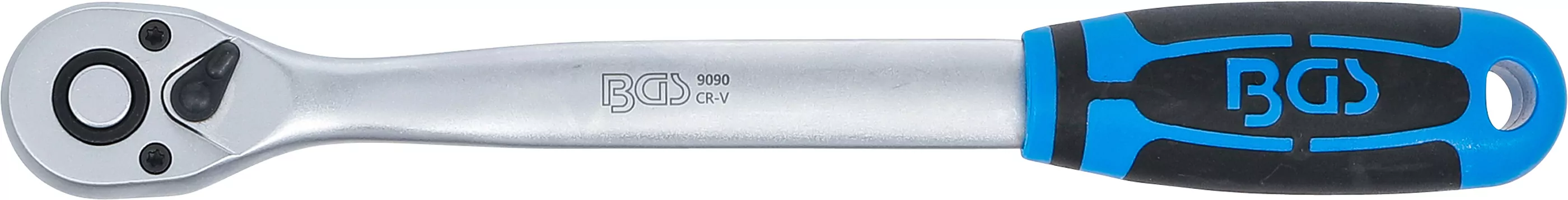 Umschaltknarre | extra lang | Abtrieb Außenvierkant 10 mm (3/8") | 254 mm