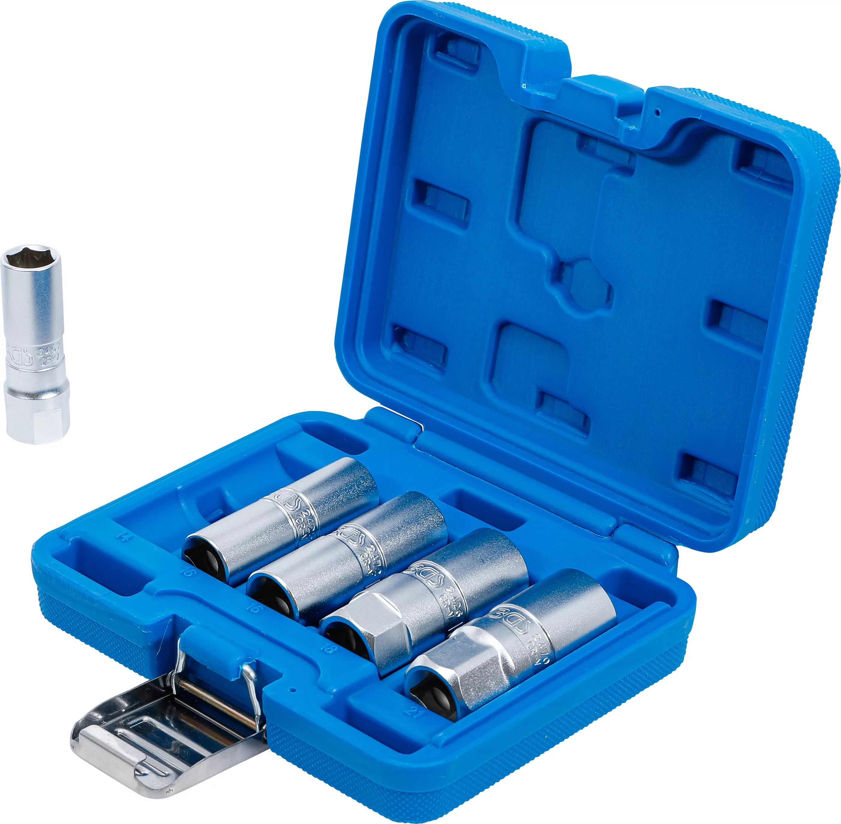 Zündkerzen-Einsatz-Satz Sechskant | Antrieb Innenvierkant 12,5 mm (1/2") | SW 14 - 21 mm | 5-tlg.