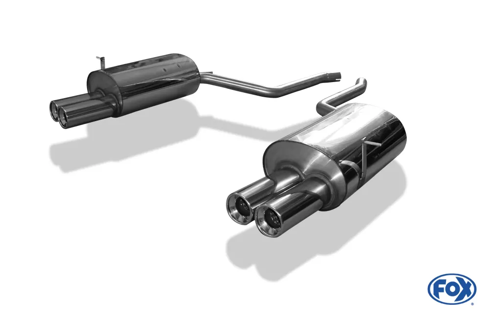 BMW E38 730i/ 735i/ 740i - Mit Stoßstangenausschnitt  Endschalldämpfer rechts/links - 2x90 Typ 13 rechts/links