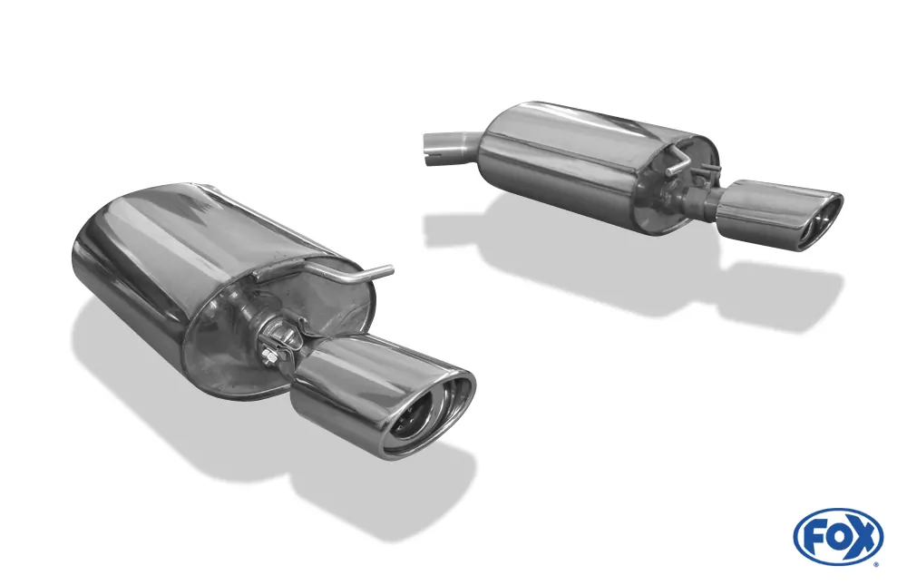Jaguar X-Type  Endschalldämpfer rechts/links - 115x85 Typ 33 rechts/links