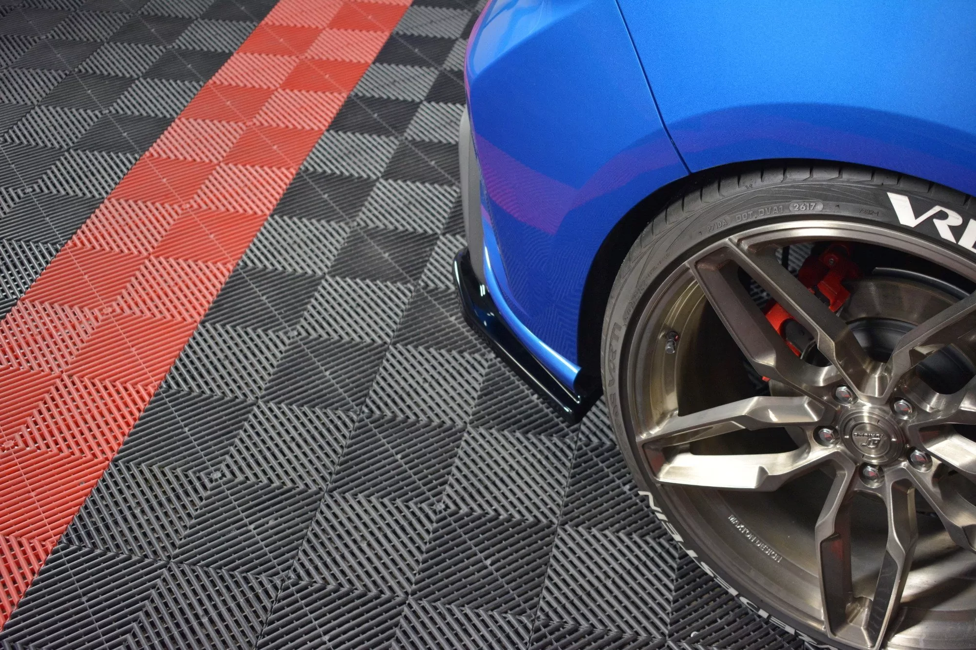 Heck Ansatz Flaps Diffusor Passend Für Diffusor V.2 Passend Für FORD FOCUS MK4 ST-LINE Schwarz Hochglanz Schwarz Hochglanz