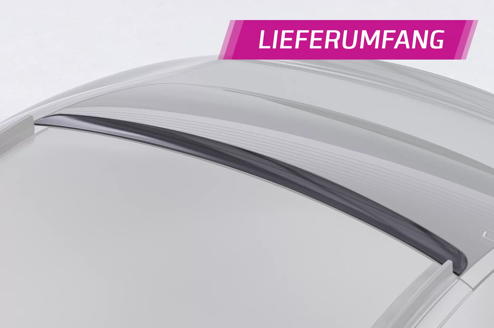 Heckscheibenblende für Mercedes-Benz AMG GT (190) Coupe HSB126 Schwarz Strukturiert