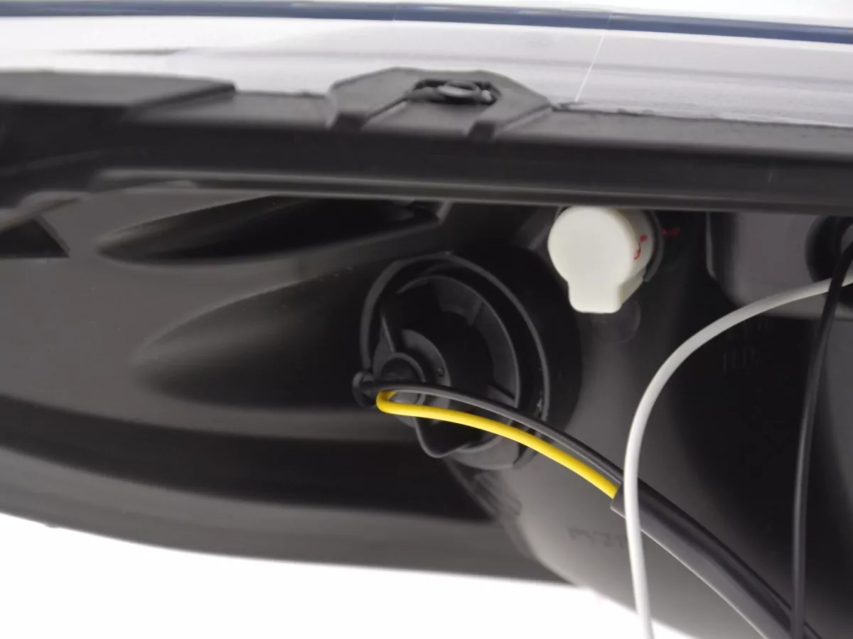 Scheinwerfer Set Daylight LED Tagfahrlicht Peugeot 207 Bj. 06- schwarz für Rechtslenker