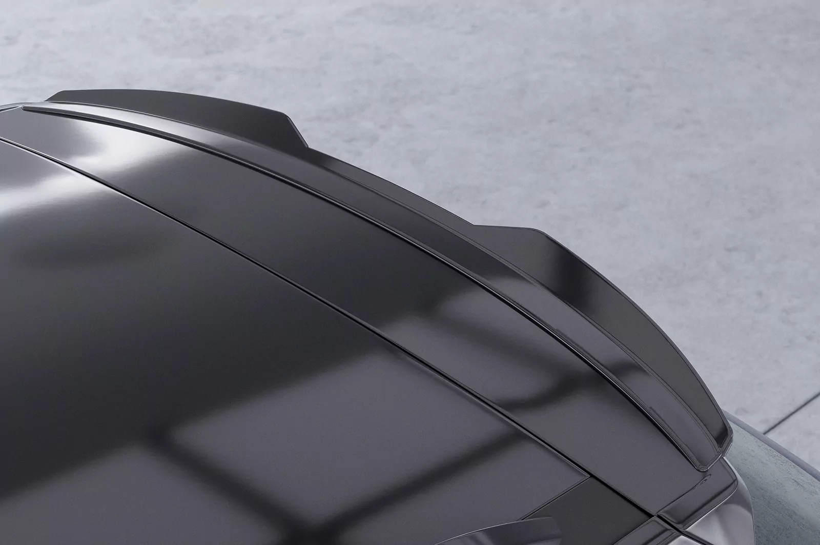 Heckflügel mit ABE fürSkoda Fabia 3 Combi HF885 Schwarz Strukturiert