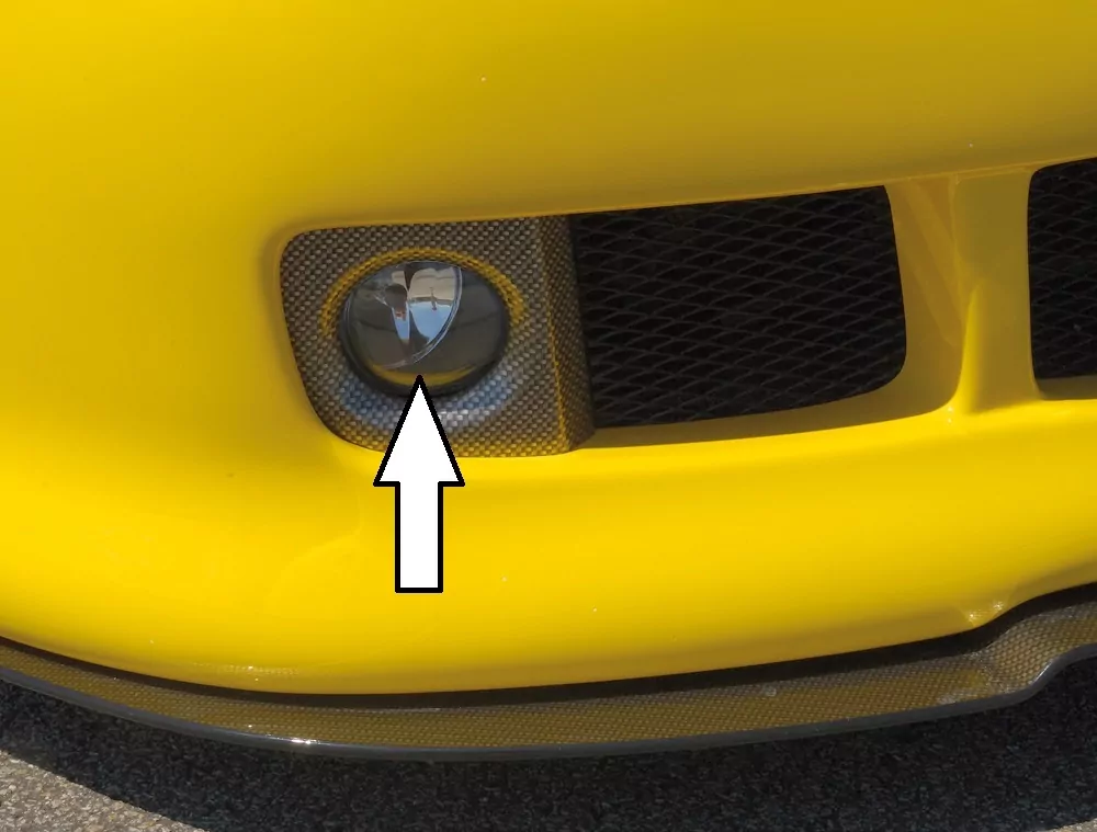 Nebelscheinwerfer runde Form für weißes Licht   (Gehäuse schwarz)