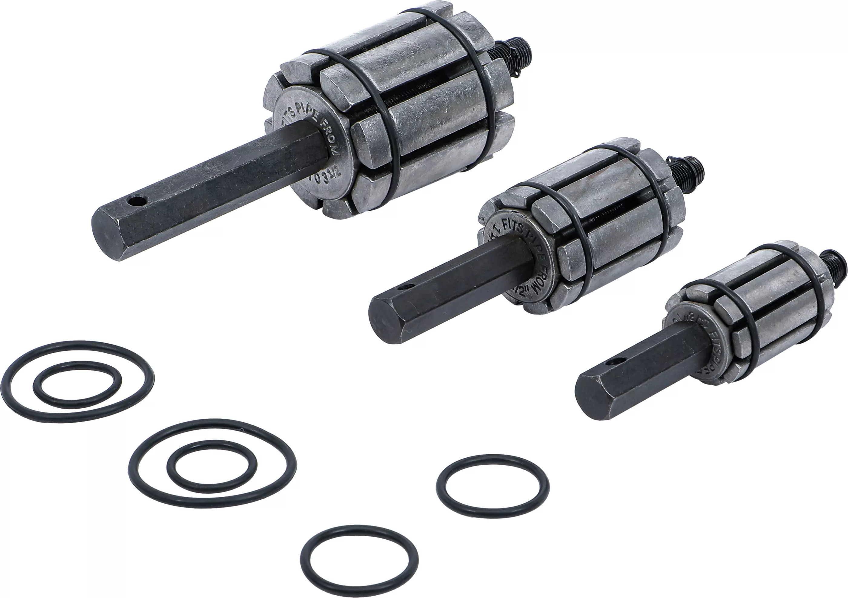 Auspuffrohr-Aufweitungs-Satz | 3-tlg.