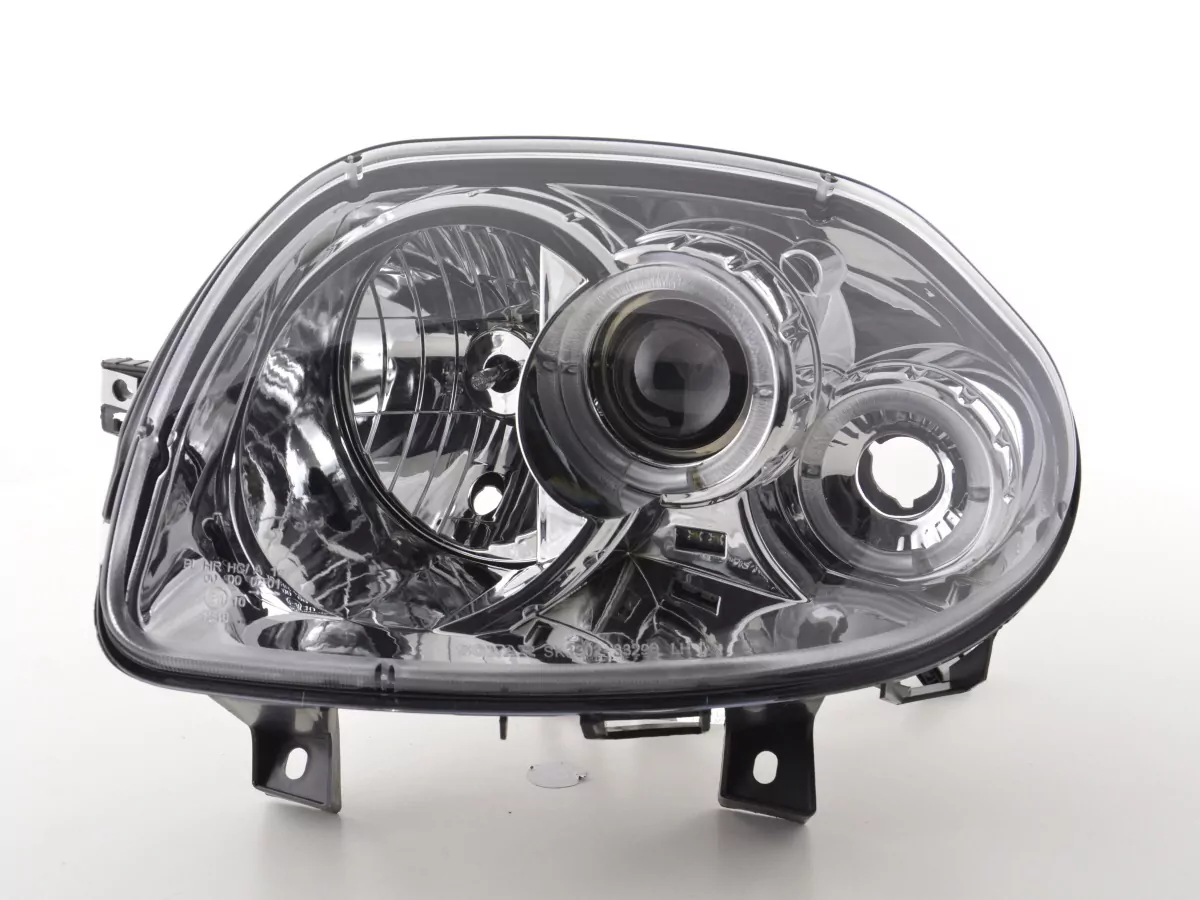 Scheinwerfer Set Renault Clio Typ B Bj. 98-01 chrom