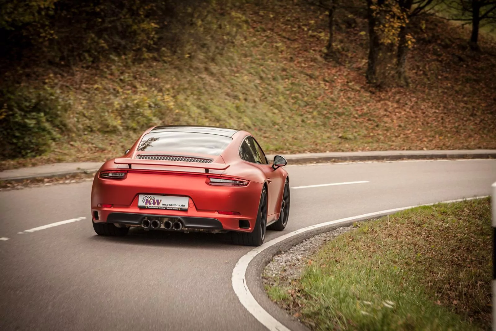 KW Gewindefahrwerk V3 inox (inkl. Stilllegung f. elektr. Dämpfer) PORSCHE 911 Targa (991) Allrad 05/2014-