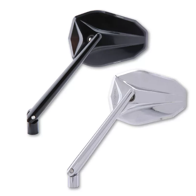 HIGHSIDER pro Handlebar Mirror Victory Chrome (1pc)