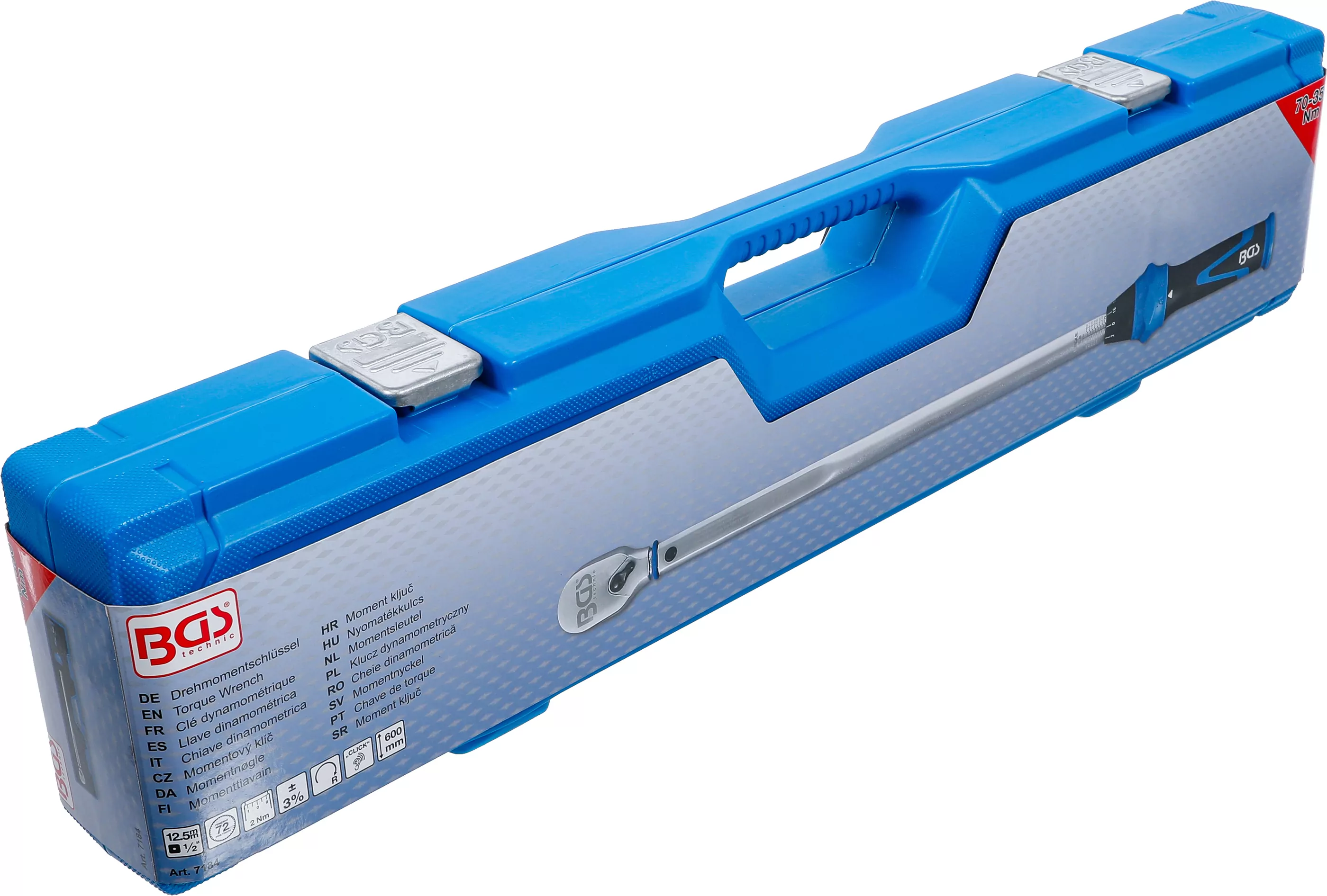 Drehmomentschlüssel | Abtrieb Außenvierkant 12,5 mm (1/2") | 70 - 350 Nm