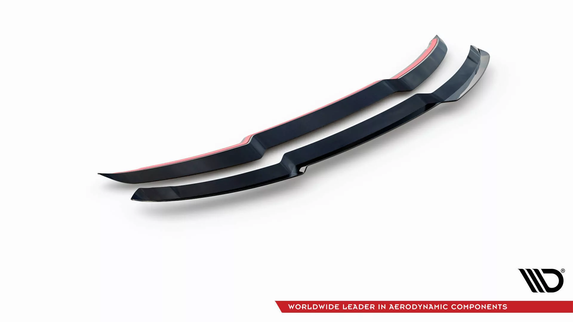 Spoiler CAP Für Audi SQ7 / Q7 S-Line Mk2 / Mk2 Facelift Schwarz Hochglanz