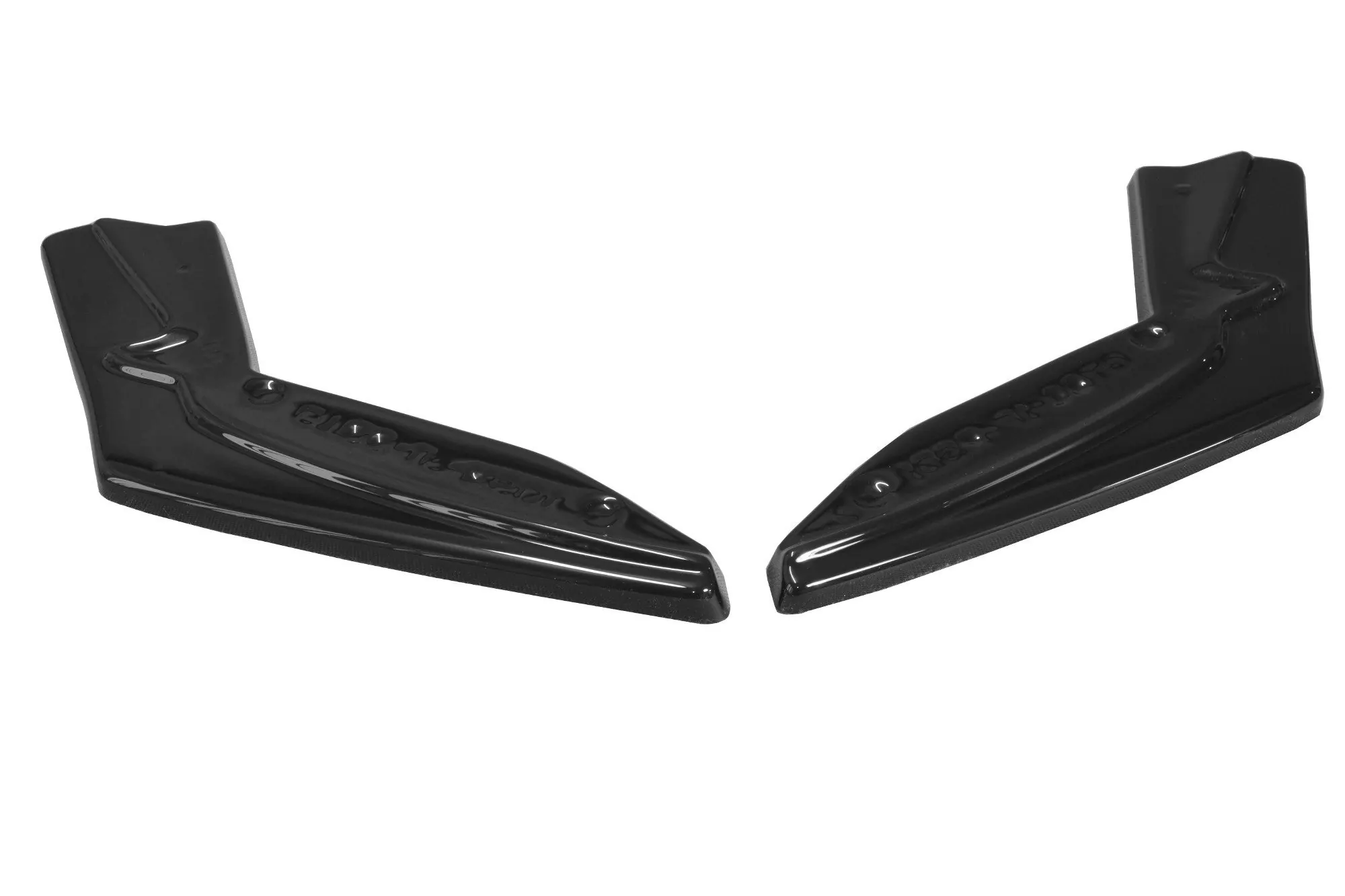Heck Ansatz Flaps Diffusor Passend Für Diffusor V.1 Passend Für TOYOTA GT86 FL  Schwarz Hochglanz Schwarz Hochglanz
