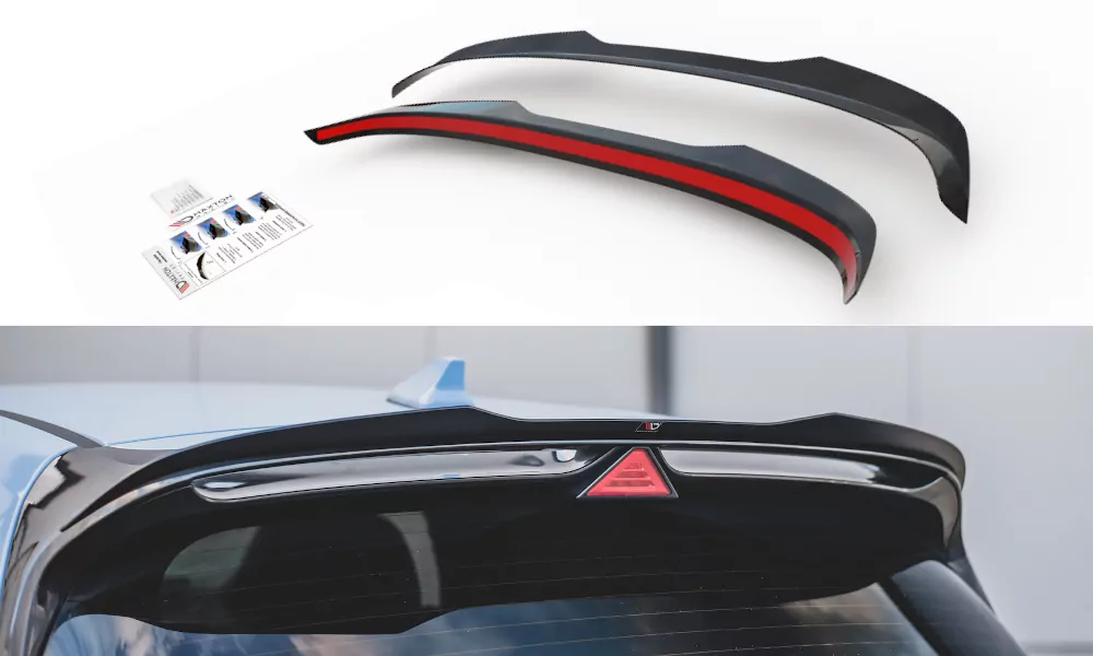 Spoiler CAP Passend Für V.2 Passend Für Hyundai I30 N Mk3 Hatchback Schwarz Hochglanz Schwarz Hochglanz