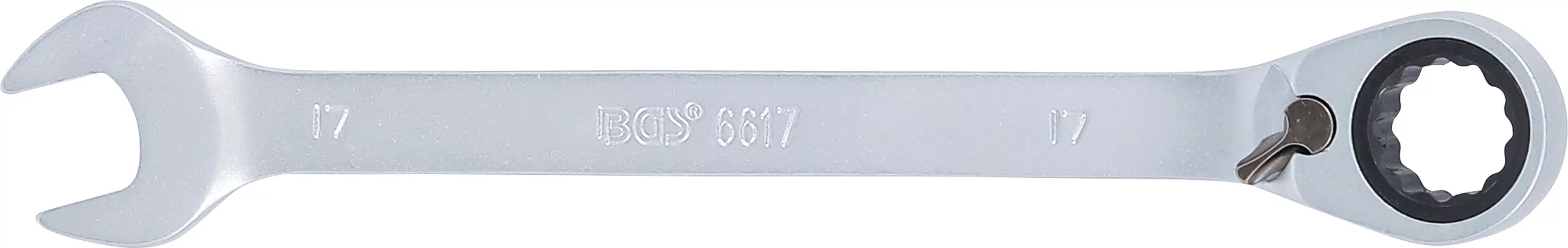 Ratschenring-Maulschlüssel | umschaltbar | SW 17 mm
