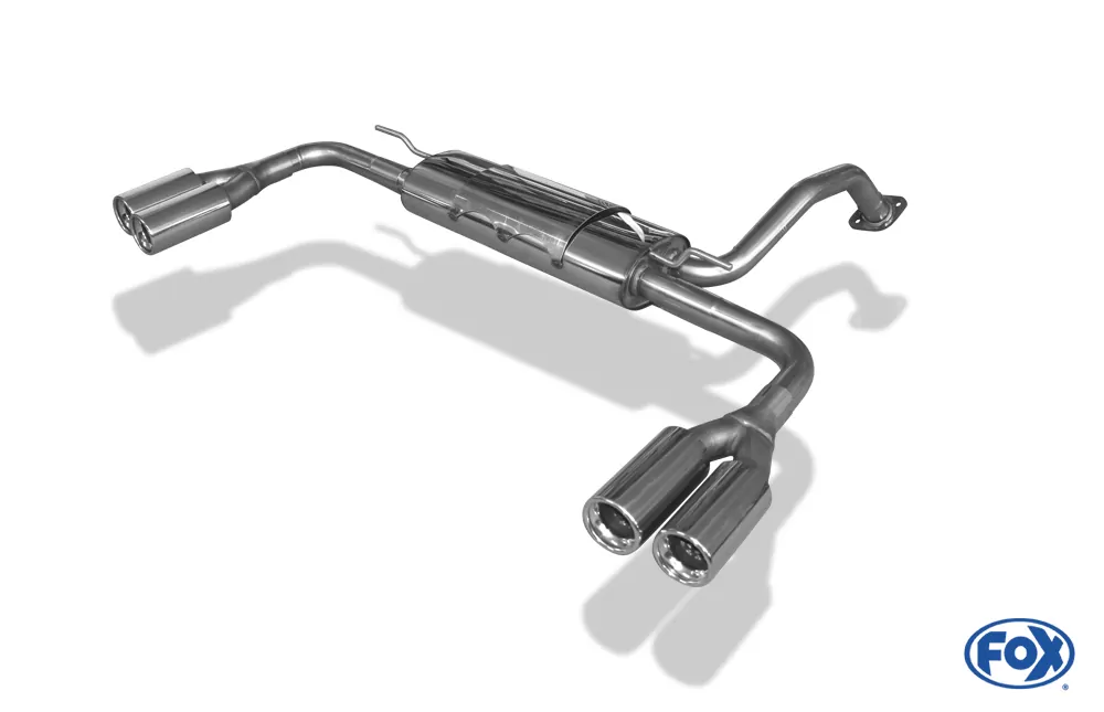 Toyota Auris Benzin  Endschalldämpfer rechts/links - 2x80 Typ 13 rechts/links