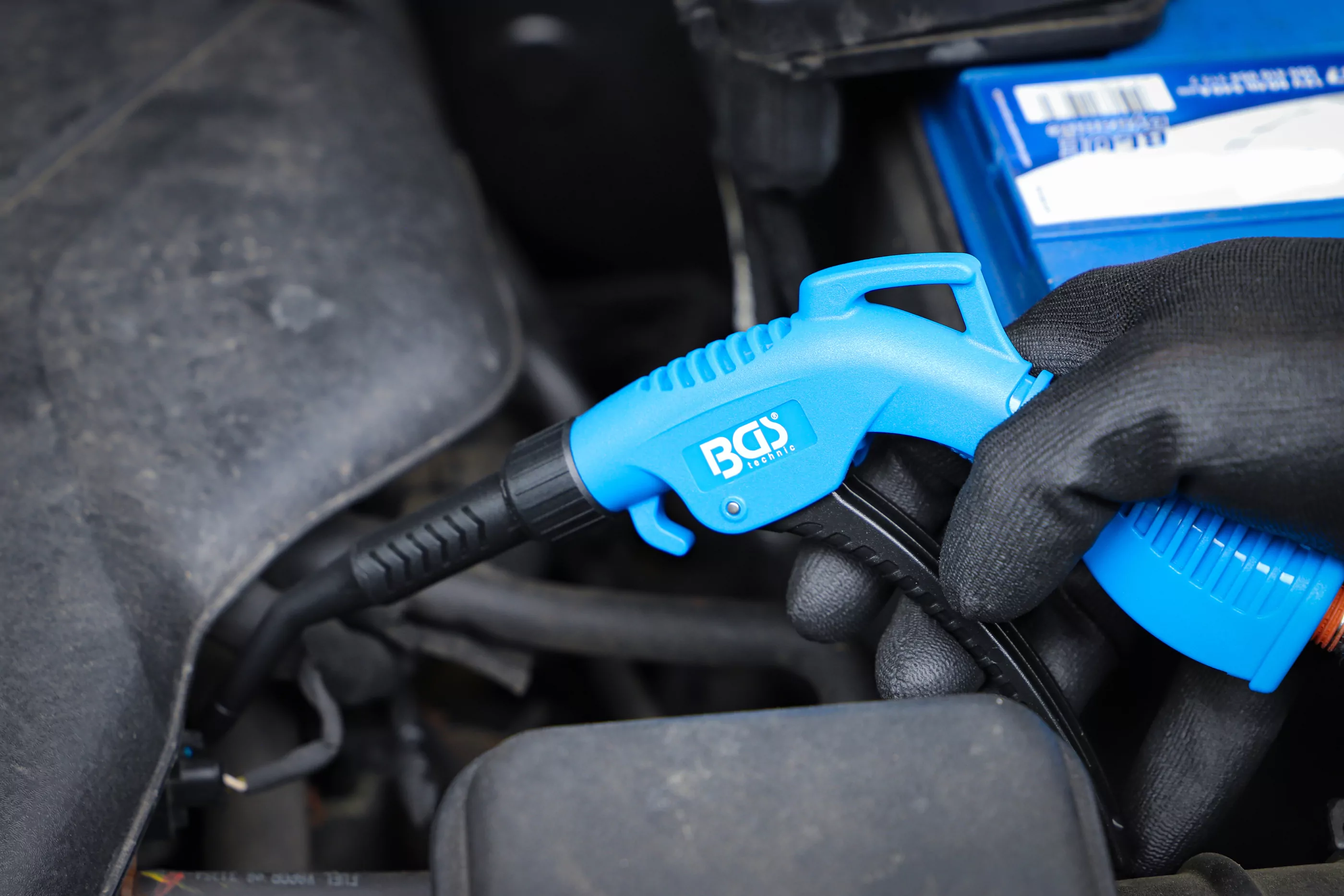 Druckluft-Ausblaspistolen-Satz | mit 5 Aufsätzen