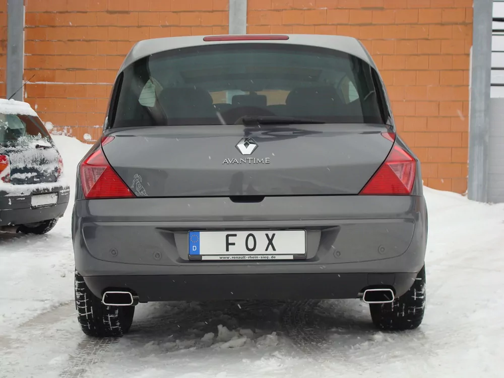 Renault Avantime  Endschalldämpfer quer Ausgang rechts/links - 145x65 Typ 59 rechts/links